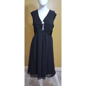 TravelSmith Sleeveless Black Dress Size S